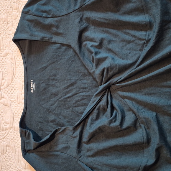 Old Navy women's XL Tall dark green long sleeve shirt NWT - Picture 2 of 5